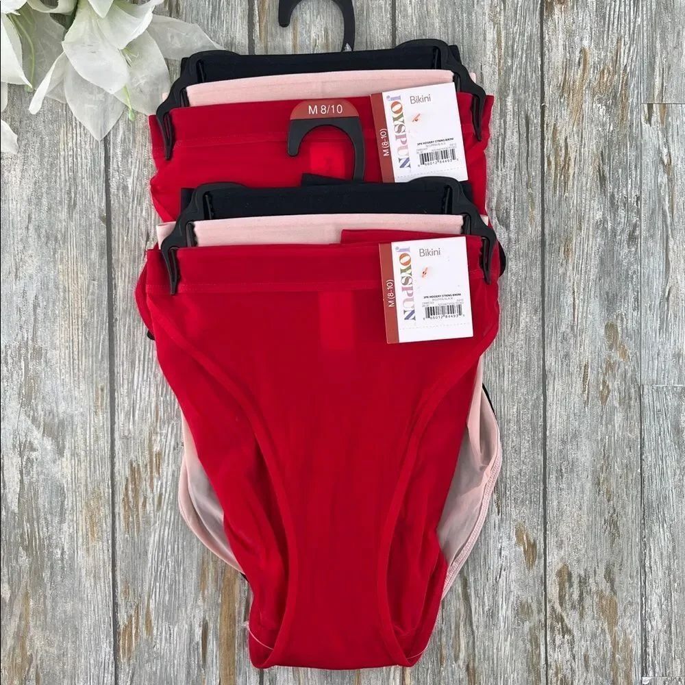 Micro String Bikini Panties Underwear 2, 3-Packs Size M